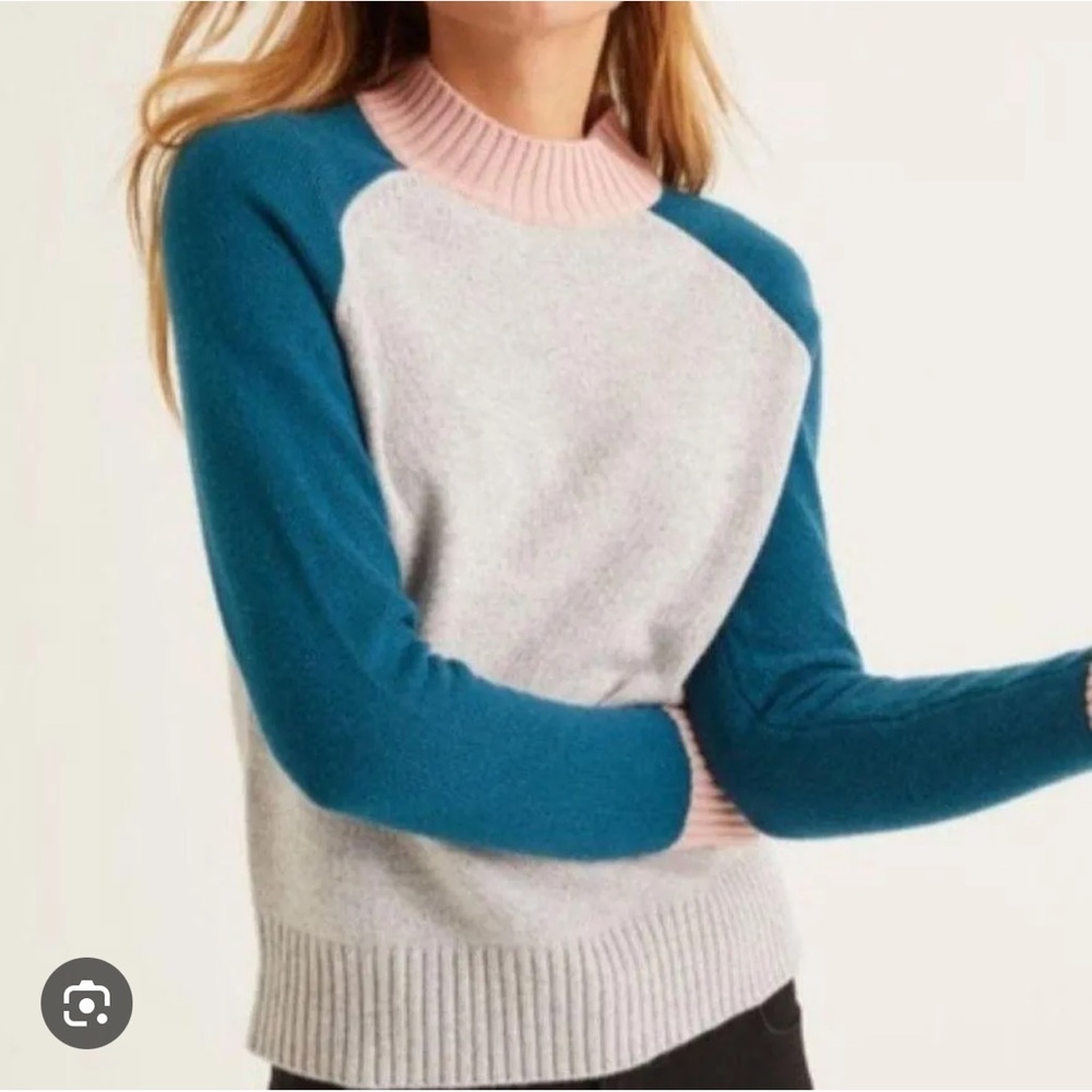 Boden Flora Colorblock Sweater